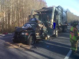 Motor Vehicle Crash with Entrapment - Route 97 north of Route 26 - November 2010